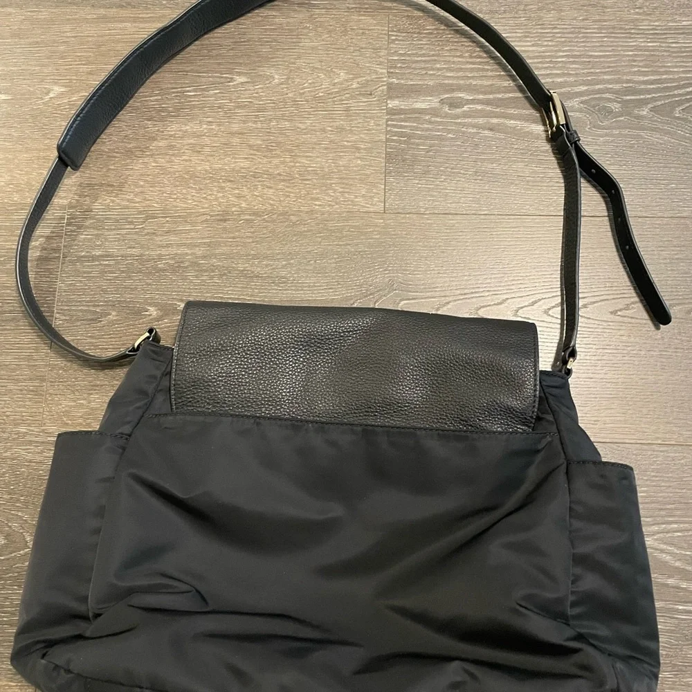 Tory Burch Black Diaper Messenger Bag